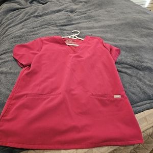 FIGS pink size L scrubs